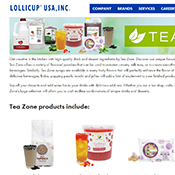 Tea Zone Brand Page