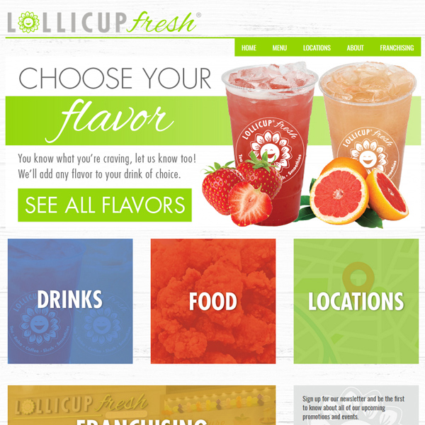 Lollicup Fresh Website