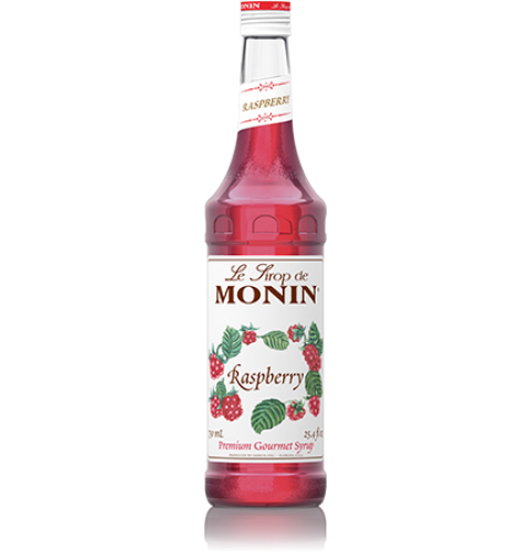 Monin Raspberry Syrup Bottle