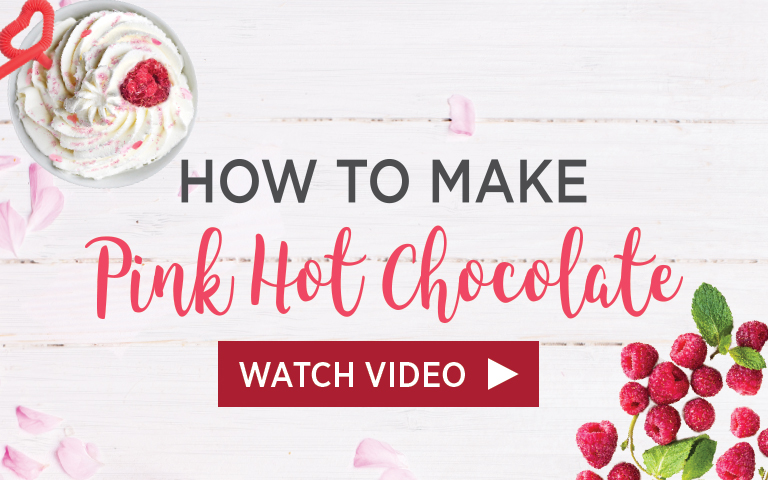 How to Make Pink Hot Chocolate Video - Watch Now